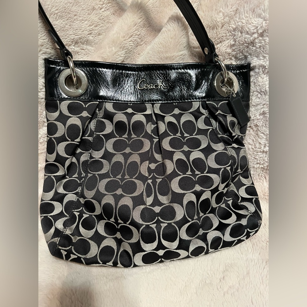 Coach Ashley Sateen Hippie Shoulder Bag